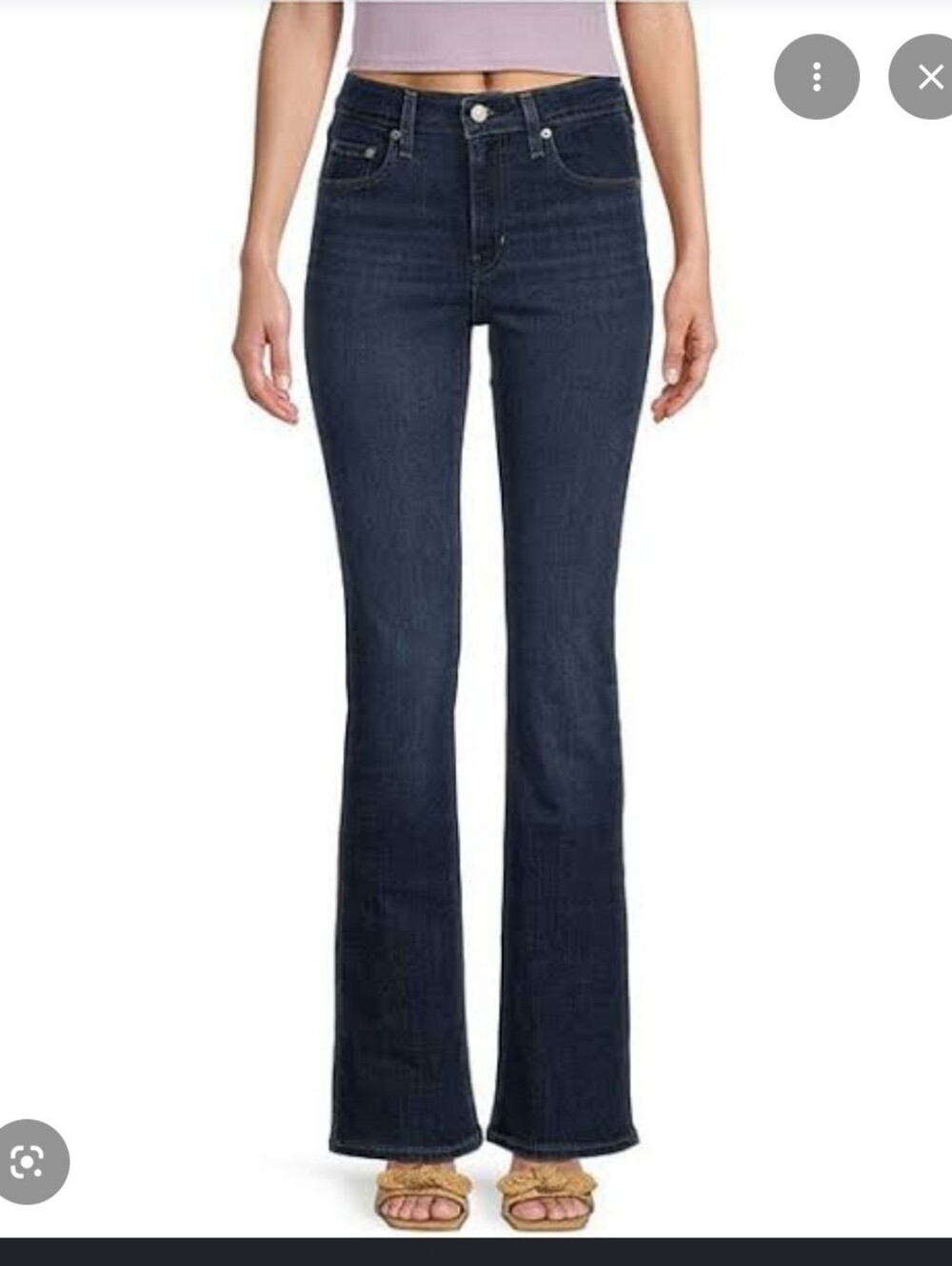 Levi's 725 High-Rise Bootcut Jeans - Dark blue - 32 Inseams